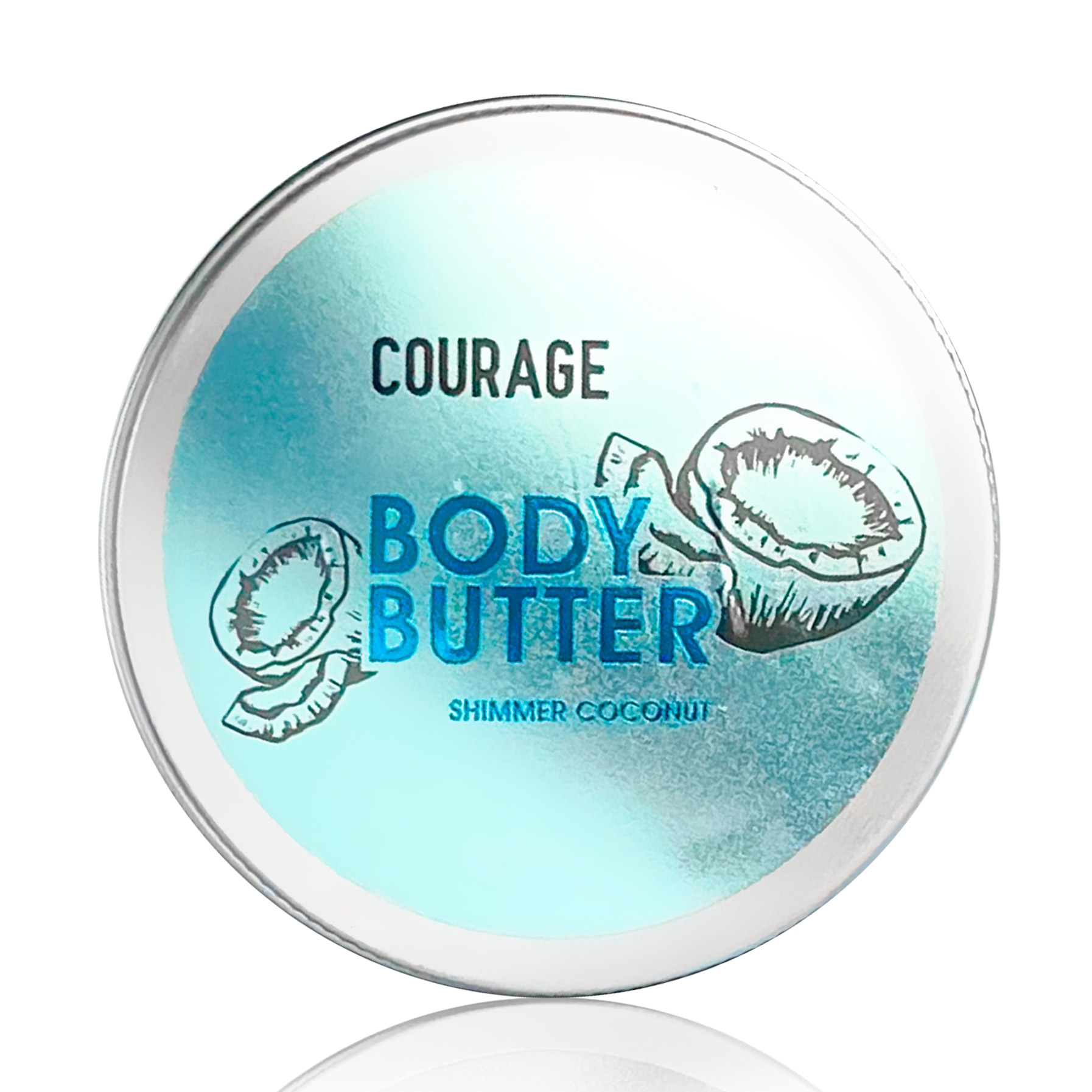Батер для тіла з шимером Courage  Body Butter Кокос, 50 г